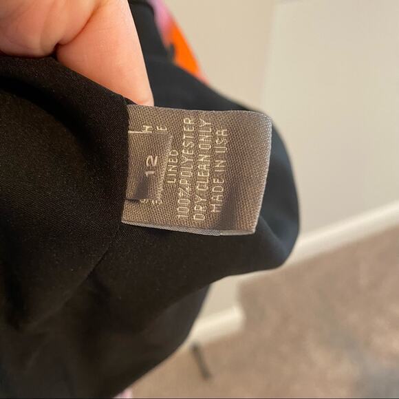 Lela Rose Red Pink Yellow Polka Dot Sheath Mini Dress 12 - Picture 12 of 16